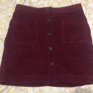 Corduroy skirt